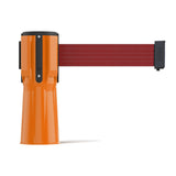 Cone - Mounted Retractable Belt Barrier, 9 Ft. - Trafford Industrial - Crowd Control Warehouse
