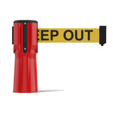 Cone - Mounted Retractable Belt Barrier, 9 Ft. - Trafford Industrial - Crowd Control Warehouse