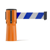 Cone - Mounted Retractable Belt Barrier, 9 Ft. - Trafford Industrial - Crowd Control Warehouse