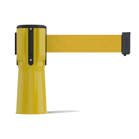 Cone - Mounted Retractable Belt Barrier, 9 Ft. - Trafford Industrial - Crowd Control Warehouse