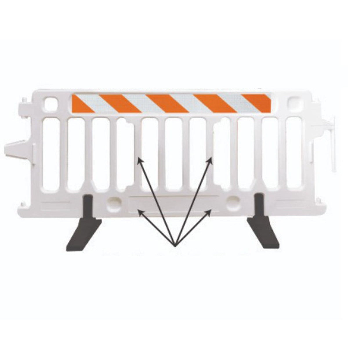 CrowdCade Plastic Pedestrian Barricade - Crowd Control Warehouse