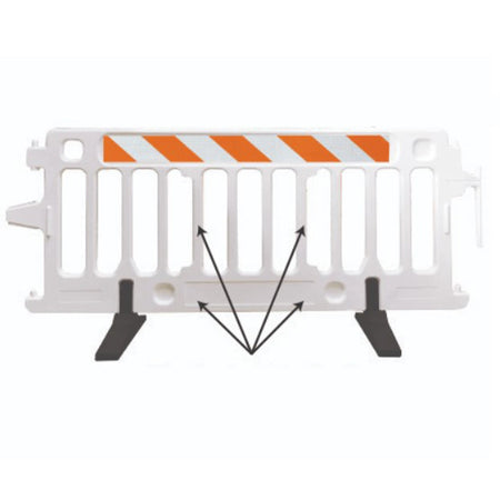 CrowdCade Plastic Pedestrian Barricade - Crowd Control Warehouse