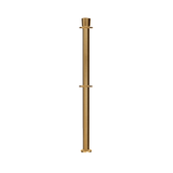 Crown Top Dual Rope Stanchion with Fixed Base - Montour Line CXLineDF - Crowd Control Warehouse