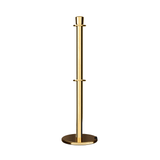 Crown Top Dual Rope Stanchion with Roller Base - Montour Line CELineD - Crowd Control Warehouse