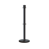 Crown Top Dual Rope Stanchion with Roller Base - Montour Line CELineD - Crowd Control Warehouse