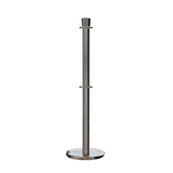 Crown Top Dual Rope Stanchion with Roller Base - Montour Line CELineD - Crowd Control Warehouse