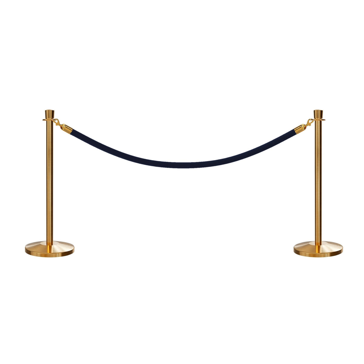 Crown Top Post and Rope Stanchion Kit - Montour Line - Crowd Control Warehouse