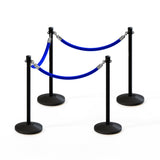 Crown Top Post and Rope Stanchion Kit - Montour Line - Crowd Control Warehouse