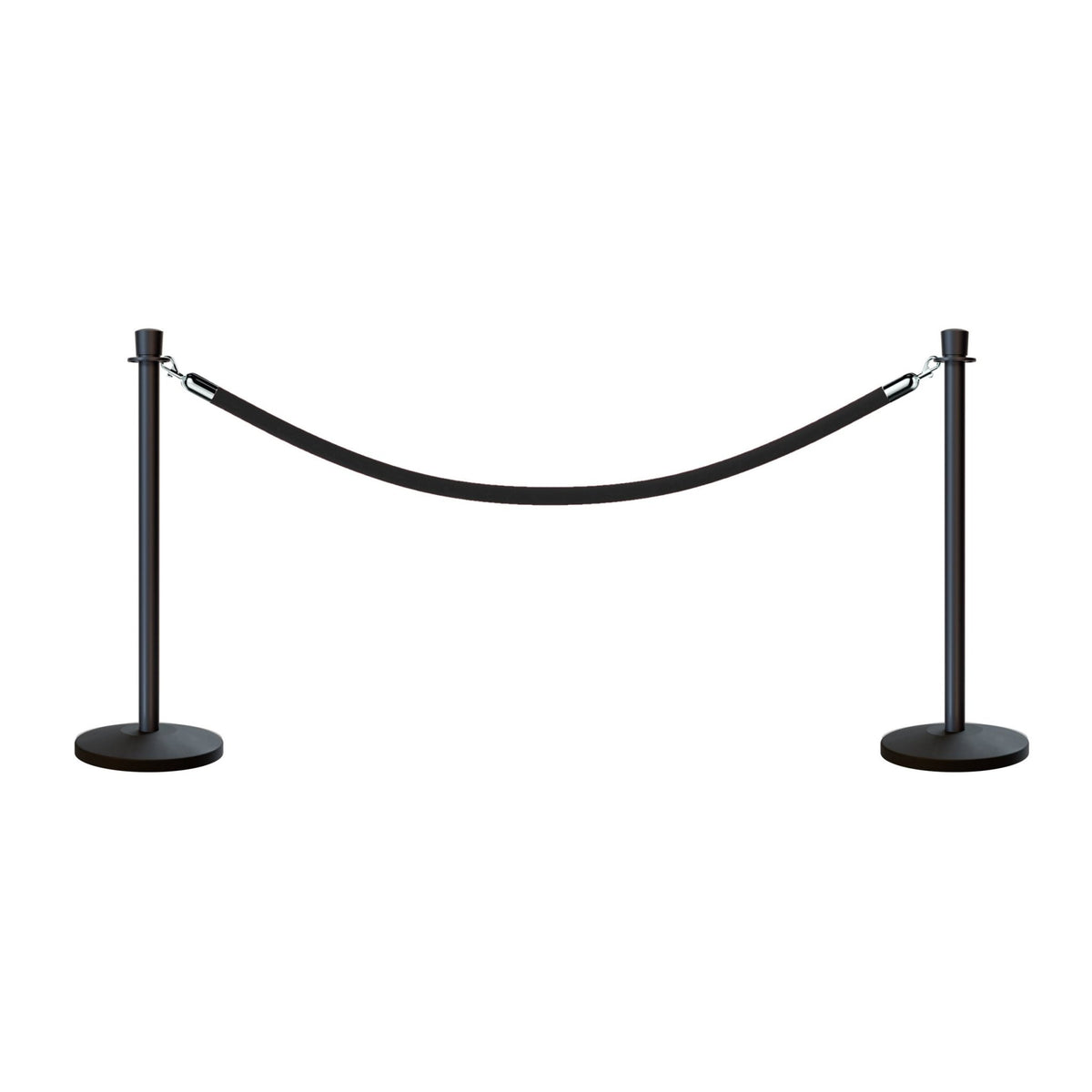 Crown Top Post and Rope Stanchion Kit - Montour Line - Crowd Control Warehouse