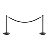 Crown Top Post and Rope Stanchion Kit - Montour Line - Crowd Control Warehouse