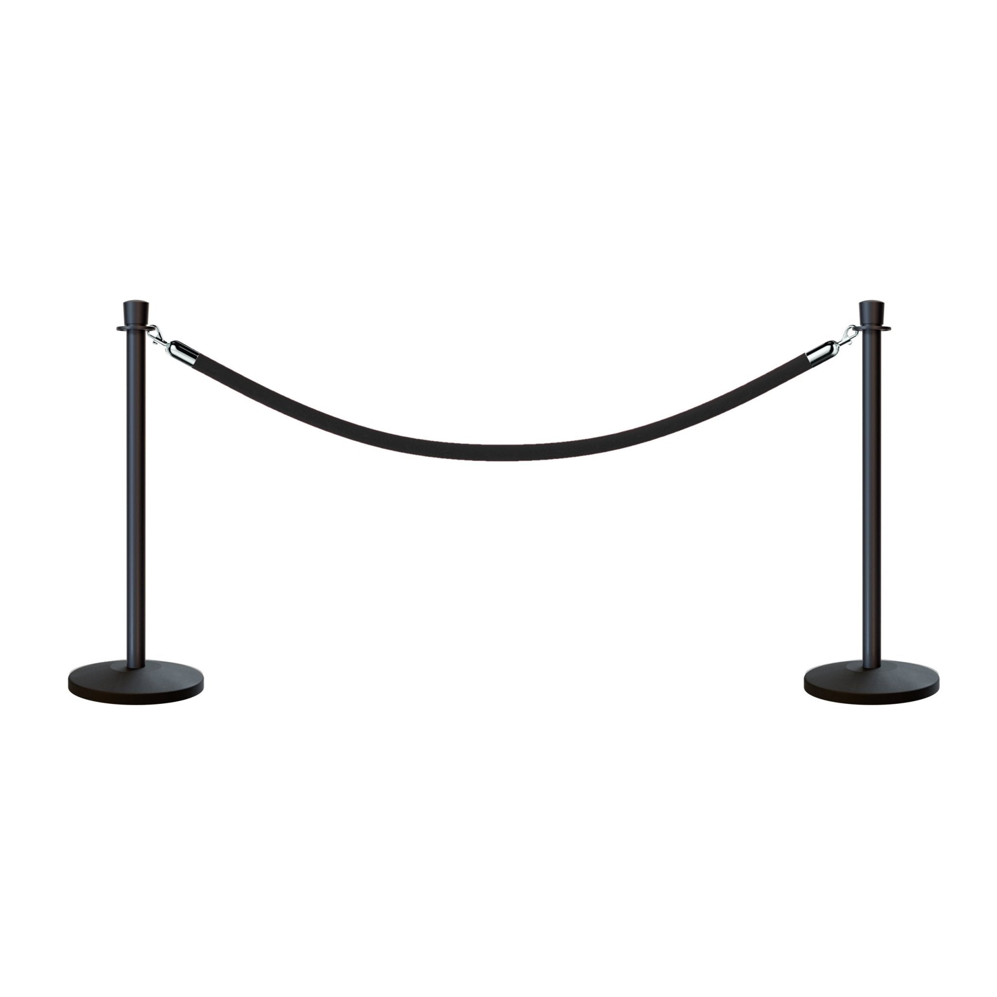 Crown Top Post and Rope Stanchion Kit - Montour Line - Crowd Control Warehouse