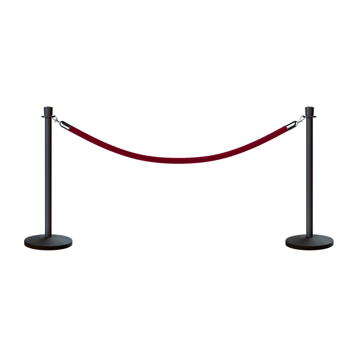 Crown Top Post and Rope Stanchion Kit - Montour Line - Crowd Control Warehouse