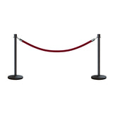 Crown Top Post and Rope Stanchion Kit - Montour Line - Crowd Control Warehouse