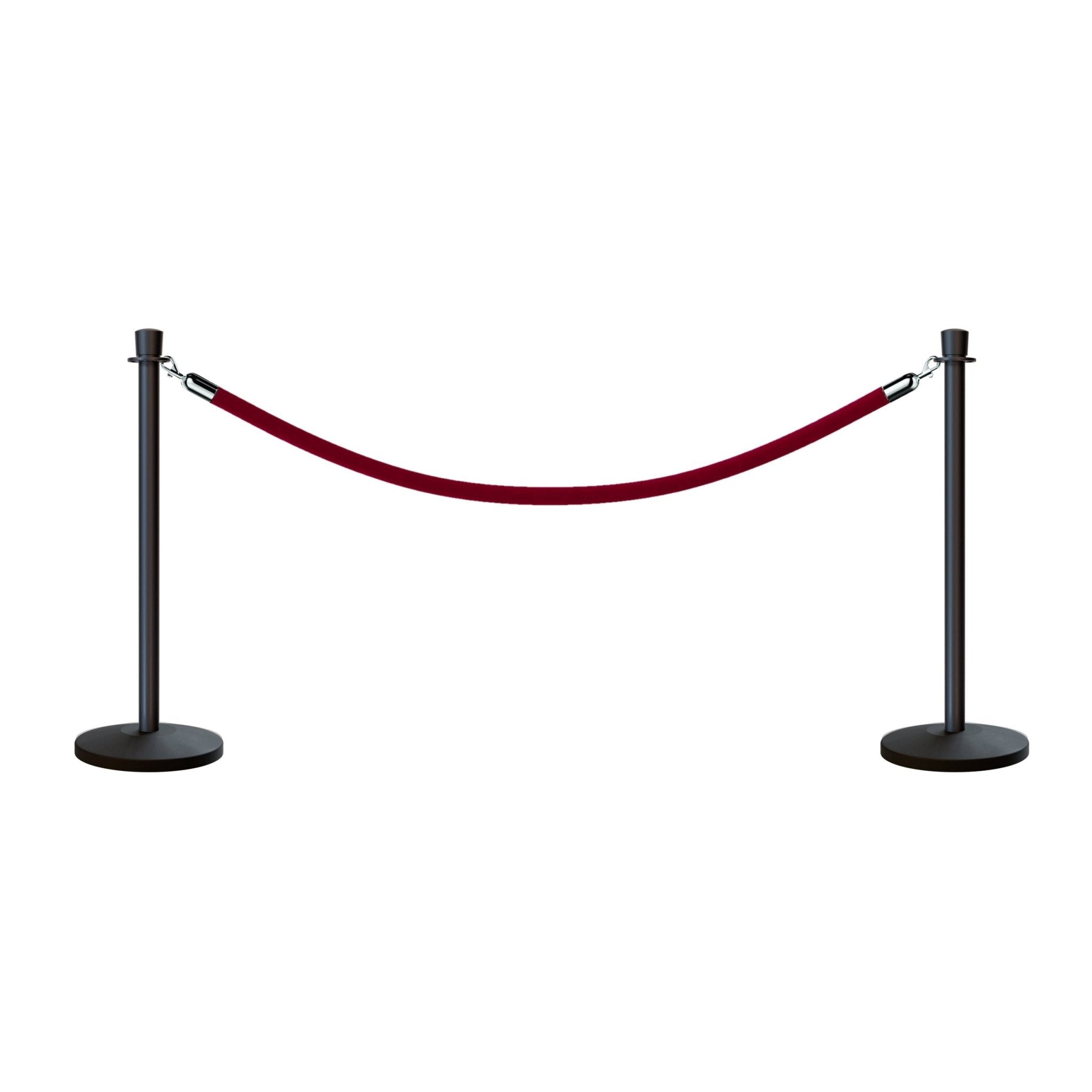Crown Top Post and Rope Stanchion Kit - Montour Line - Crowd Control Warehouse