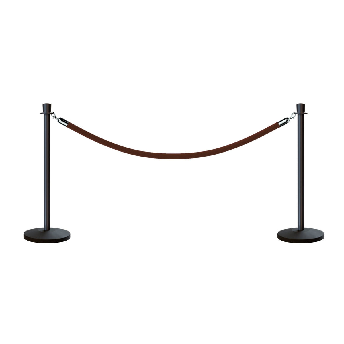 Crown Top Post and Rope Stanchion Kit - Montour Line - Crowd Control Warehouse