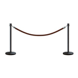 Crown Top Post and Rope Stanchion Kit - Montour Line - Crowd Control Warehouse