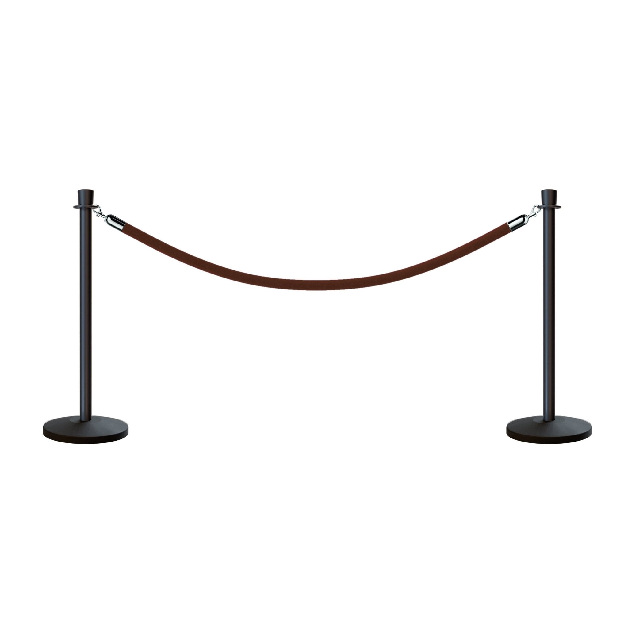 Crown Top Post and Rope Stanchion Kit - Montour Line - Crowd Control Warehouse