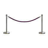 Crown Top Post and Rope Stanchion Kit - Montour Line - Crowd Control Warehouse