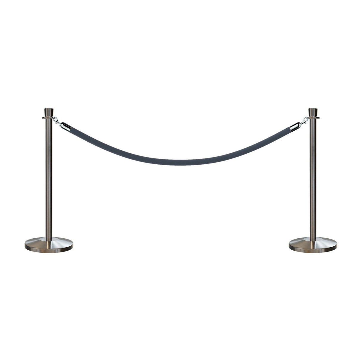Crown Top Post and Rope Stanchion Kit - Montour Line - Crowd Control Warehouse