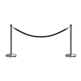 Crown Top Post and Rope Stanchion Kit - Montour Line - Crowd Control Warehouse