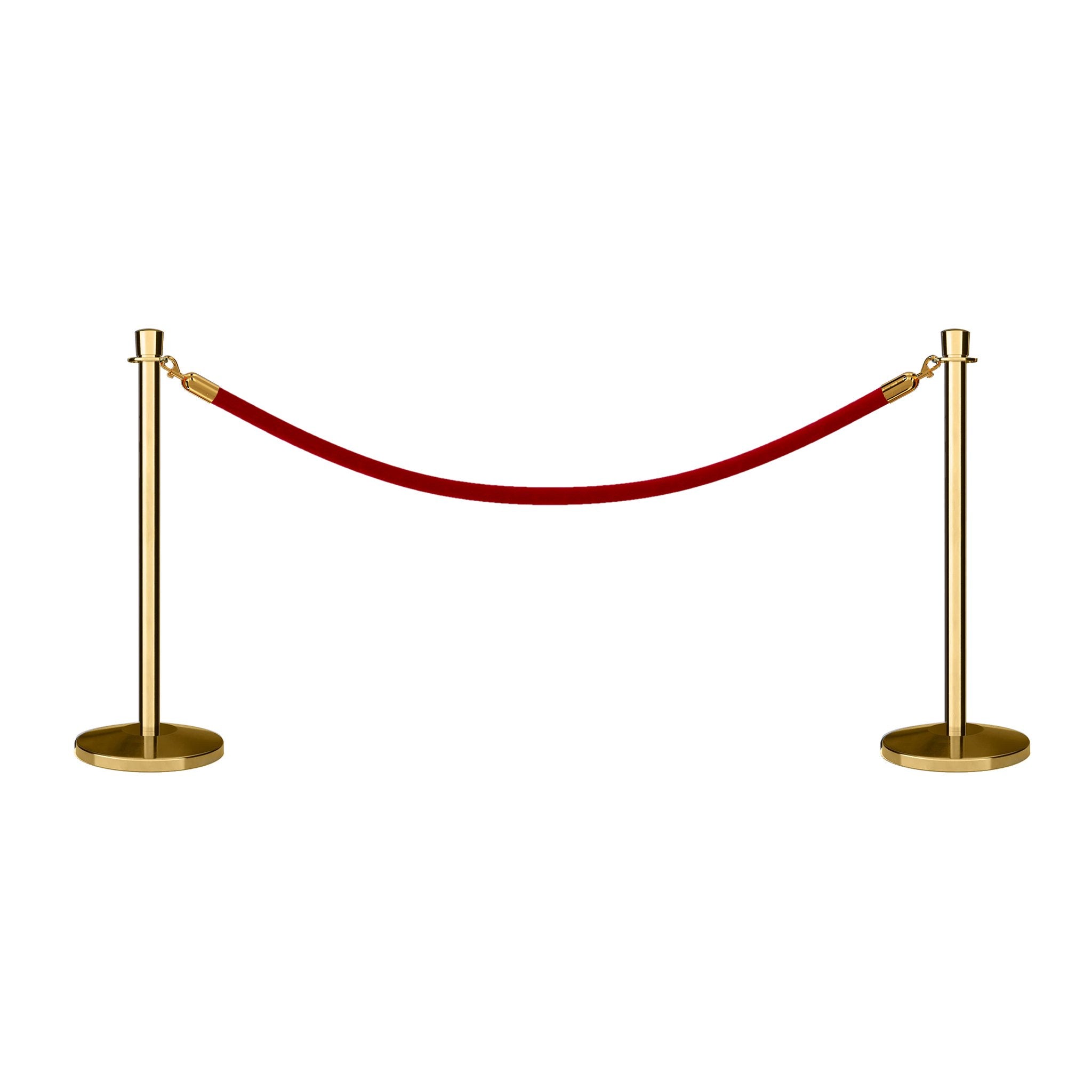 Crown Top Post and Rope Stanchion Kit - Montour Line - Crowd Control Warehouse
