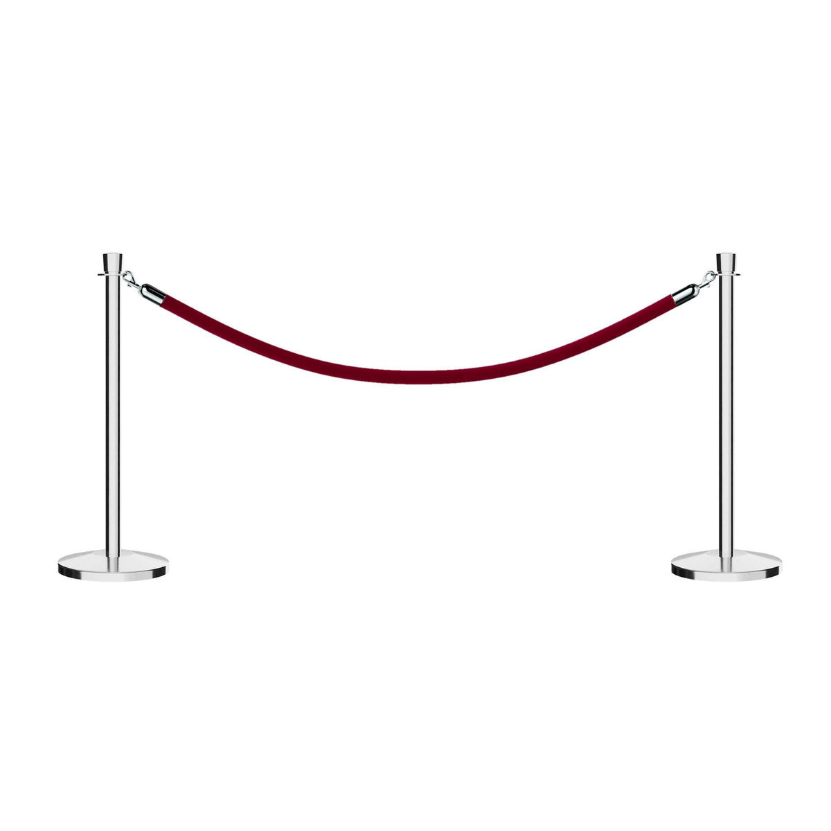 Crown Top Post and Rope Stanchion Kit - Montour Line - Crowd Control Warehouse