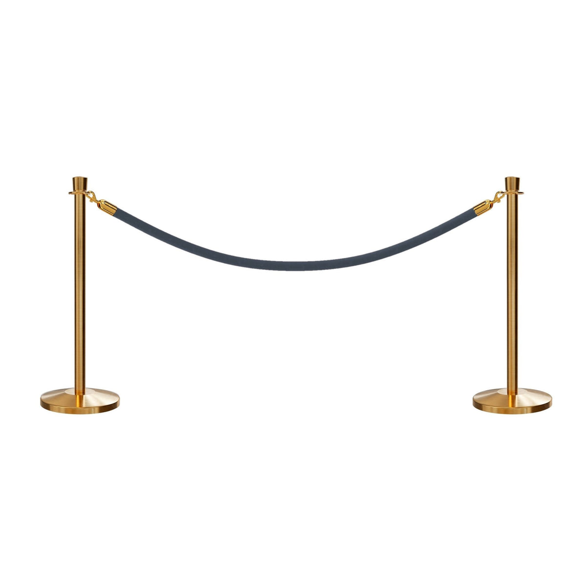 Crown Top Post and Rope Stanchion Kit - Montour Line - Crowd Control Warehouse