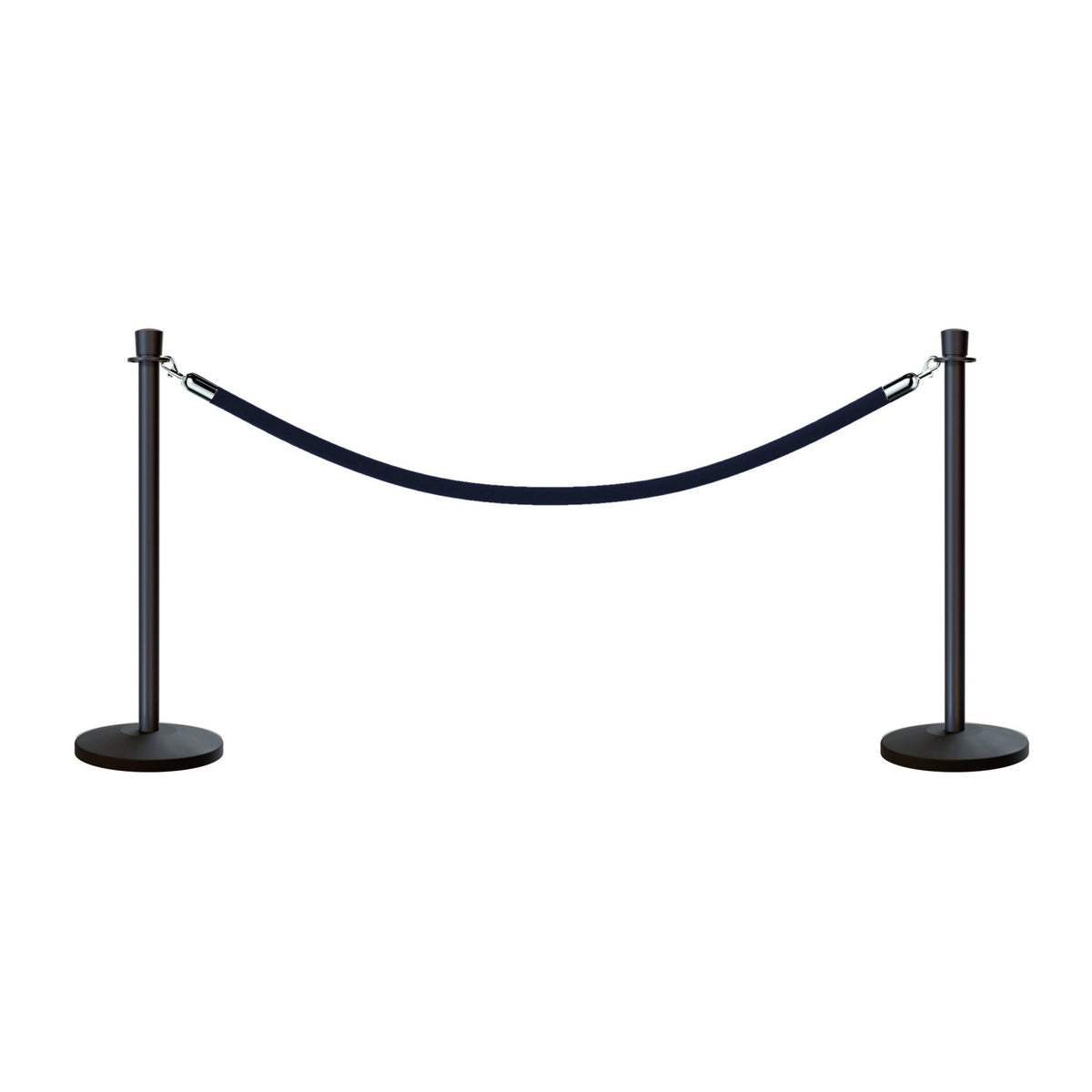 Crown Top Post and Rope Stanchion Kit - Montour Line - Crowd Control Warehouse
