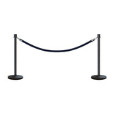 Crown Top Post and Rope Stanchion Kit - Montour Line - Crowd Control Warehouse