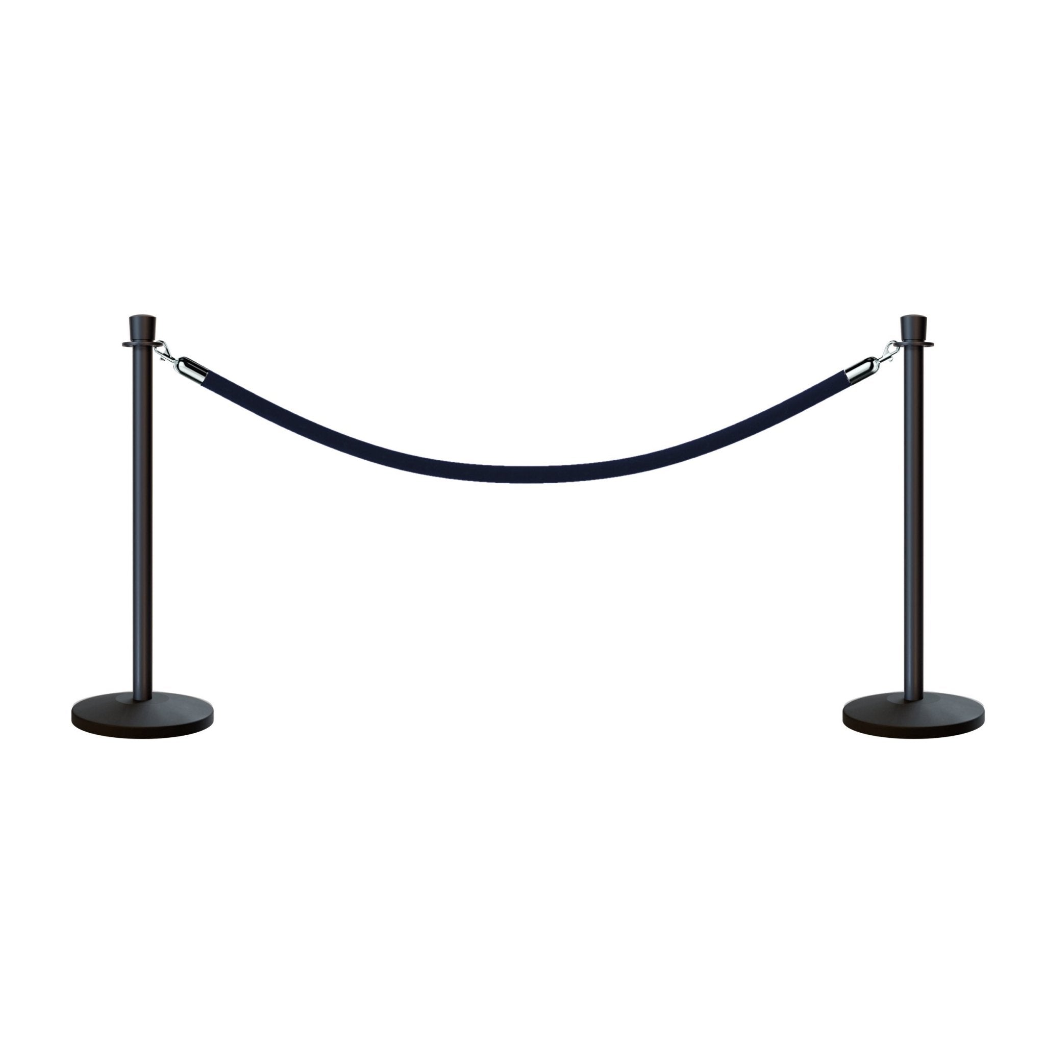 Crown Top Post and Rope Stanchion Kit - Montour Line - Crowd Control Warehouse