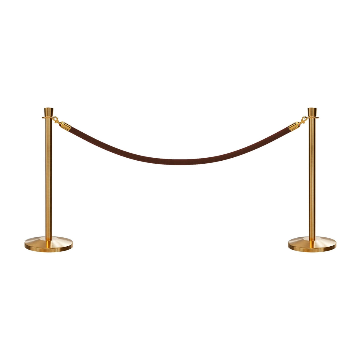 Crown Top Post and Rope Stanchion Kit - Montour Line - Crowd Control Warehouse