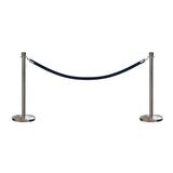 Crown Top Post and Rope Stanchion Kit - Montour Line - Crowd Control Warehouse