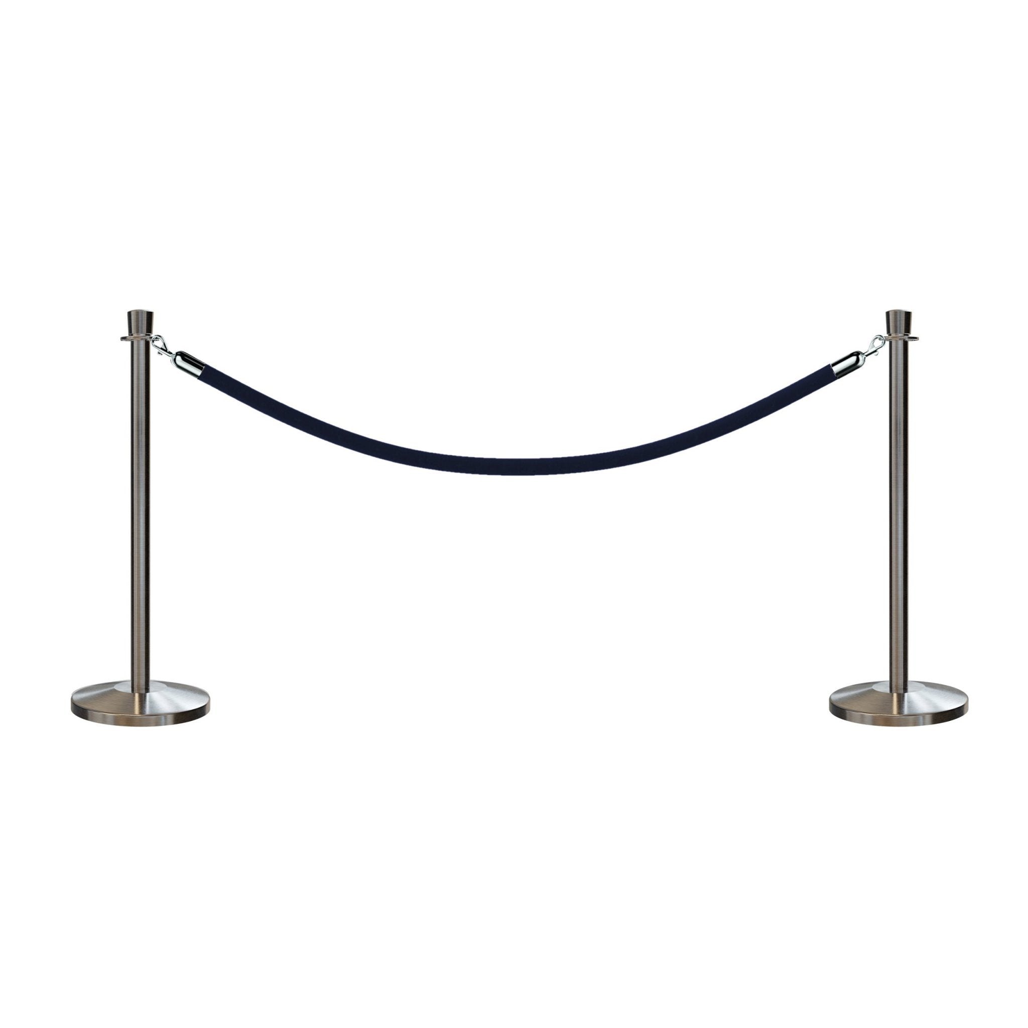 Crown Top Post and Rope Stanchion Kit - Montour Line - Crowd Control Warehouse