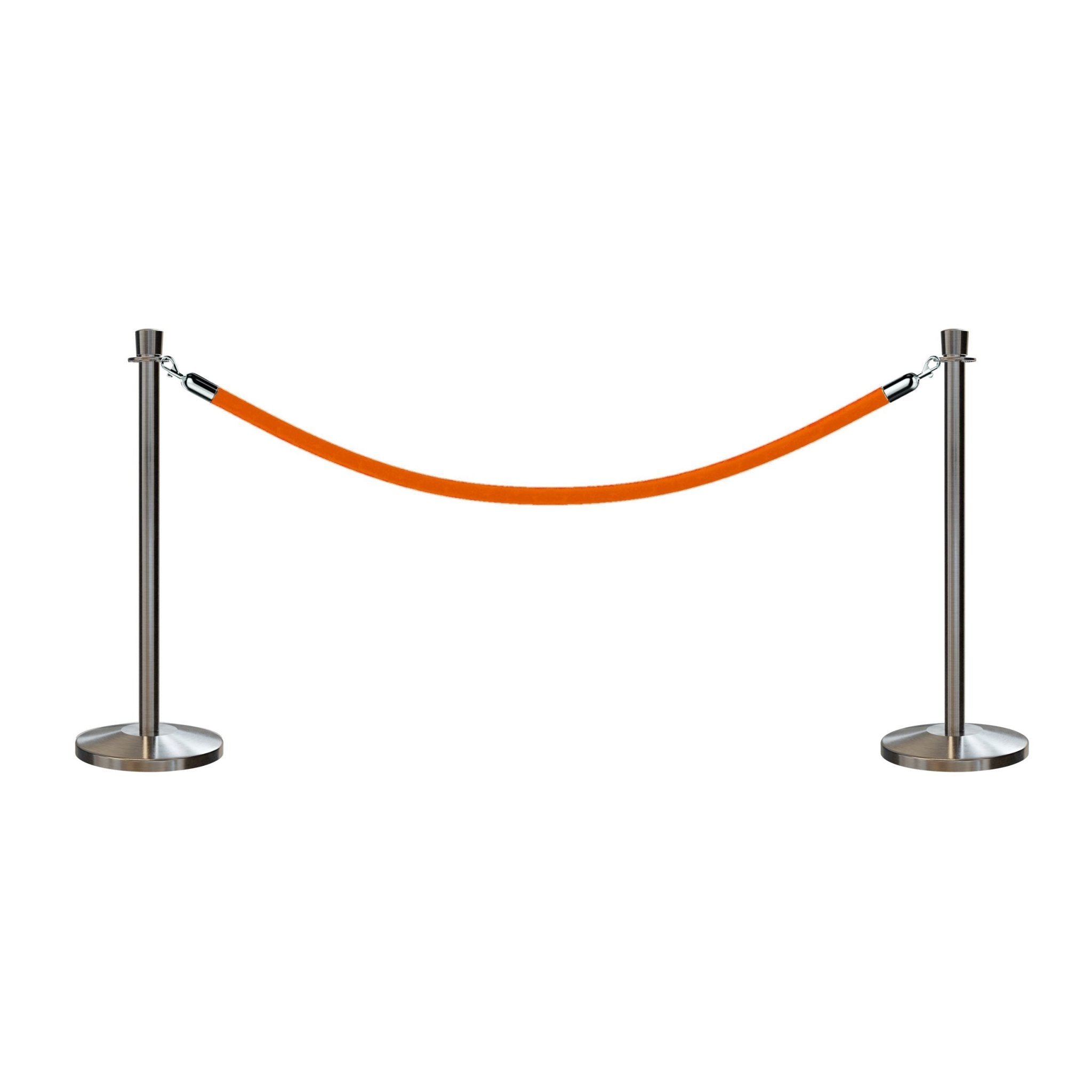Crown Top Post and Rope Stanchion Kit - Montour Line - Crowd Control Warehouse
