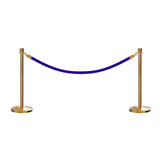 Crown Top Post and Rope Stanchion Kit - Montour Line - Crowd Control Warehouse