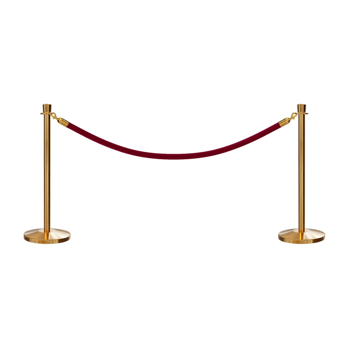 Crown Top Post and Rope Stanchion Kit - Montour Line - Crowd Control Warehouse
