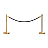 Crown Top Post and Rope Stanchion Kit - Montour Line - Crowd Control Warehouse