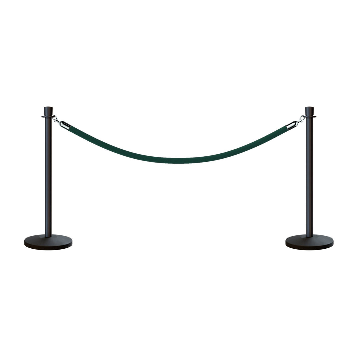 Crown Top Post and Rope Stanchion Kit - Montour Line - Crowd Control Warehouse