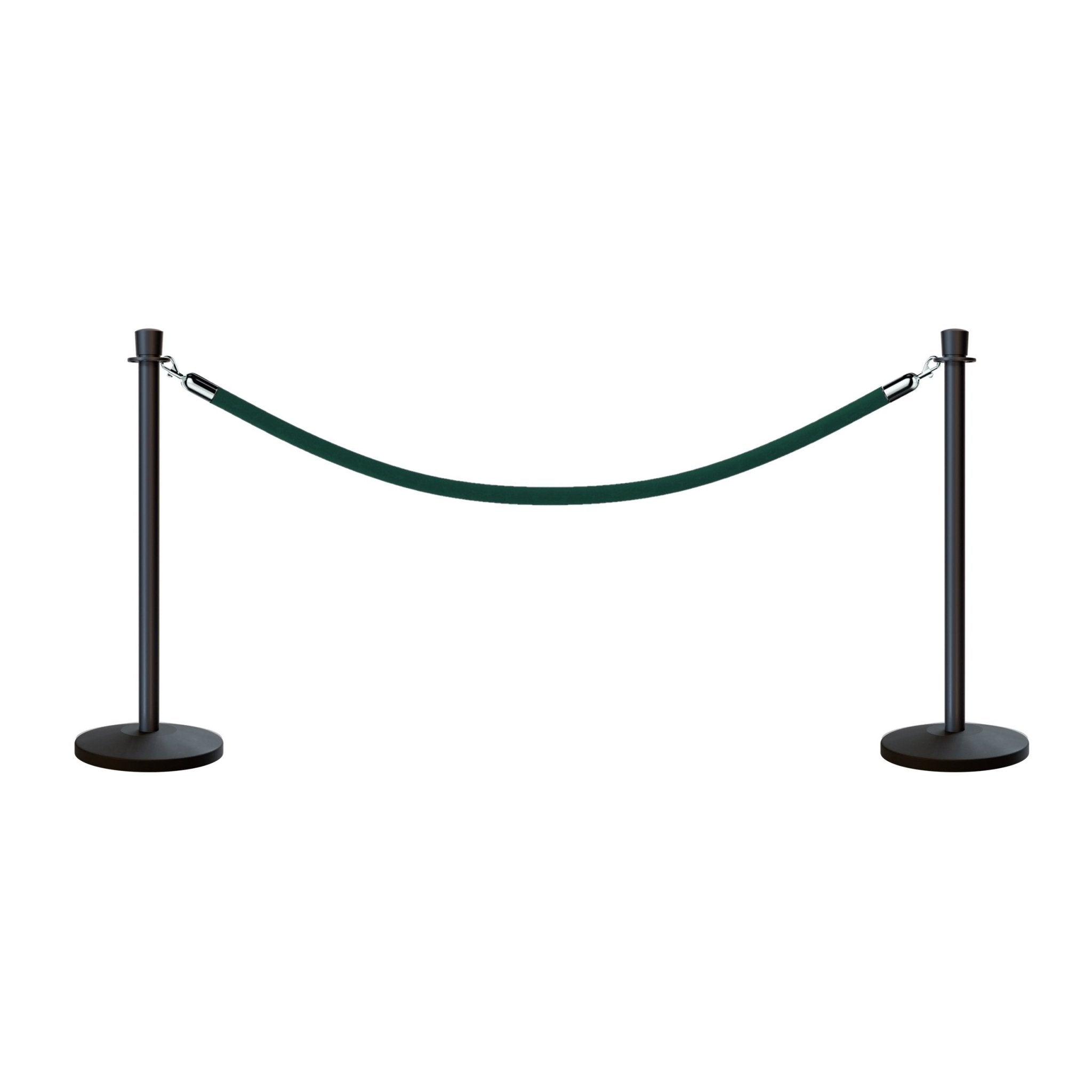 Crown Top Post and Rope Stanchion Kit - Montour Line - Crowd Control Warehouse