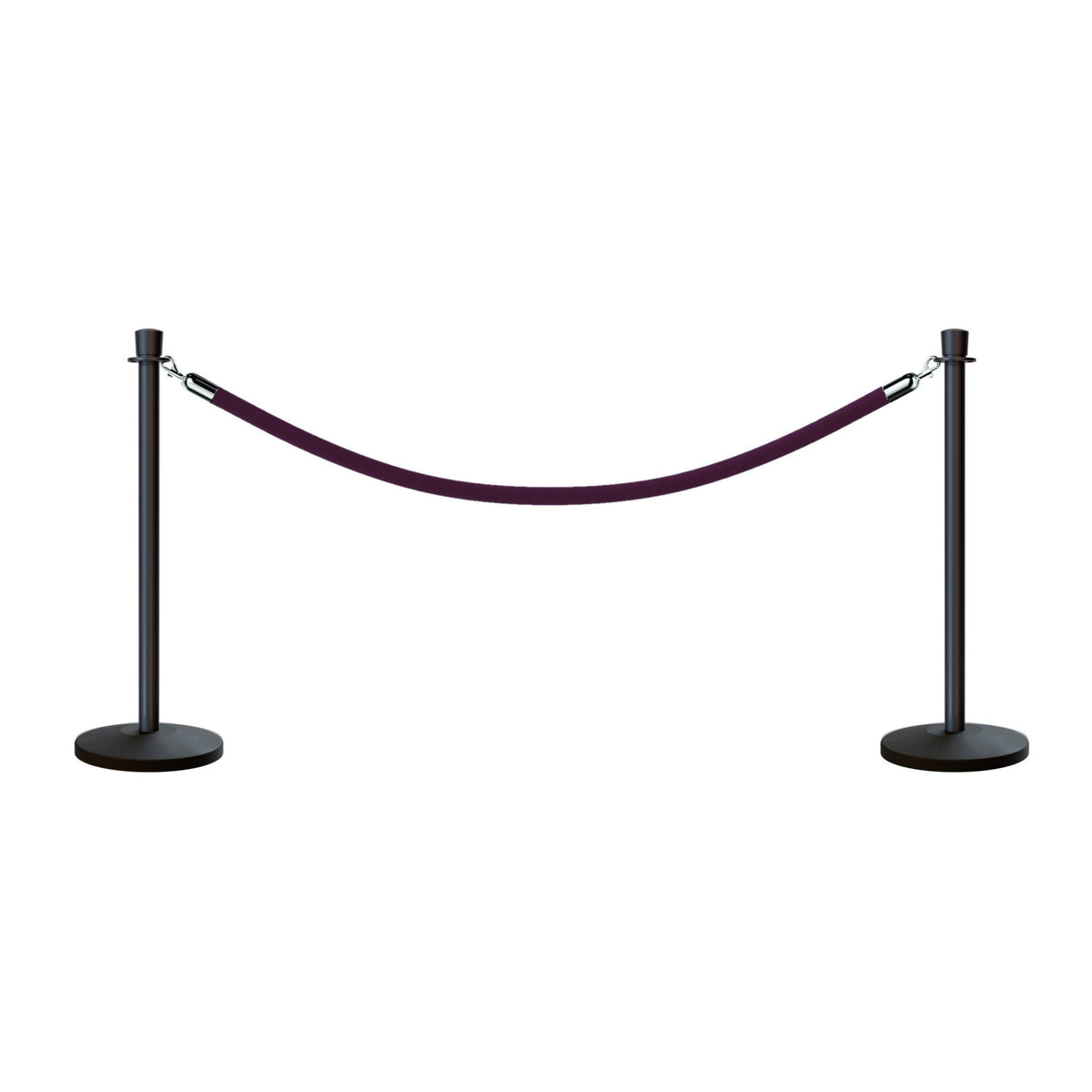Crown Top Post and Rope Stanchion Kit - Montour Line - Crowd Control Warehouse