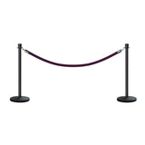 Crown Top Post and Rope Stanchion Kit - Montour Line - Crowd Control Warehouse