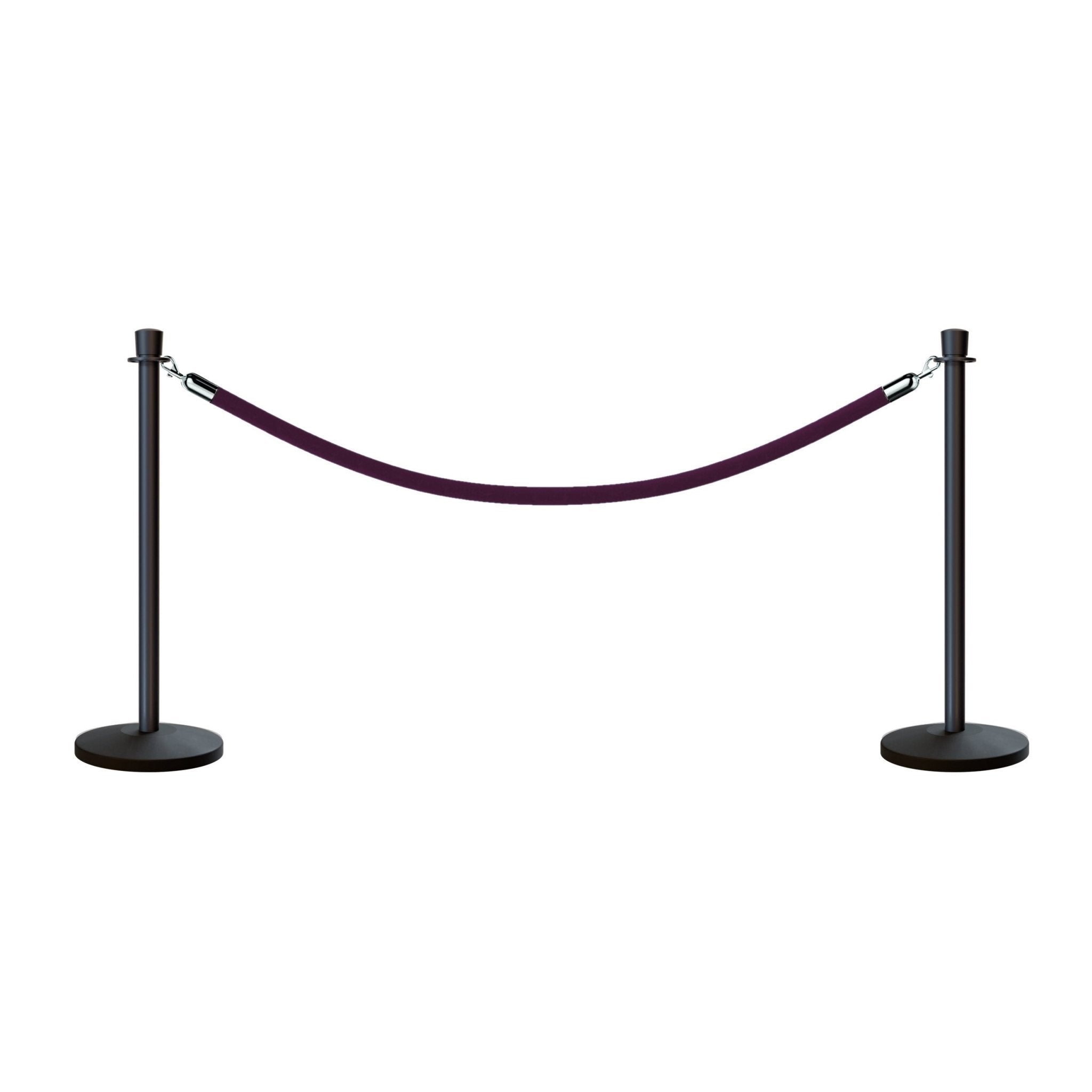 Crown Top Post and Rope Stanchion Kit - Montour Line - Crowd Control Warehouse