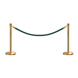 Crown Top Post and Rope Stanchion Kit - Montour Line - Crowd Control Warehouse