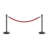 Crown Top Post and Rope Stanchion Kit - Montour Line - Crowd Control Warehouse