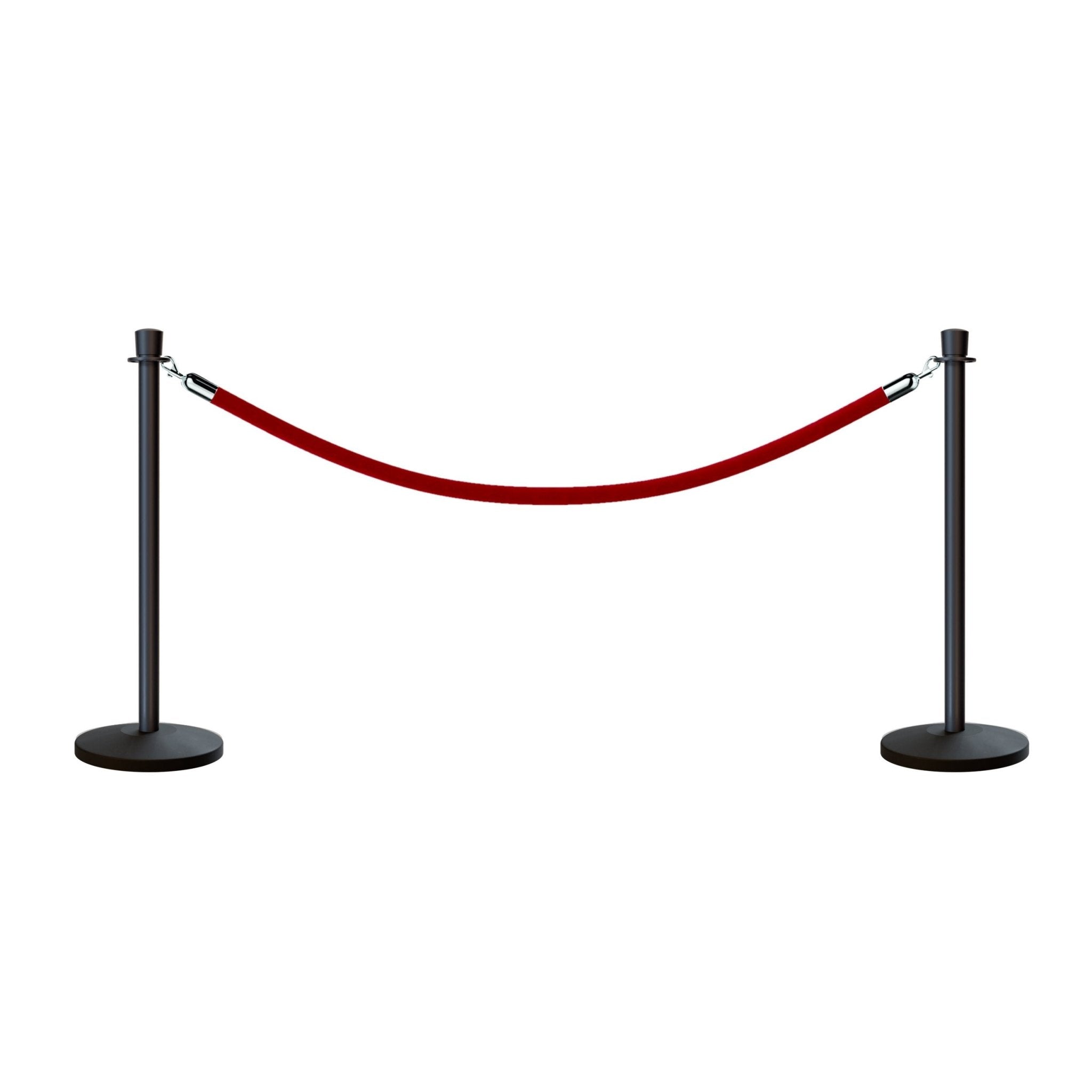 Crown Top Post and Rope Stanchion Kit - Montour Line - Crowd Control Warehouse
