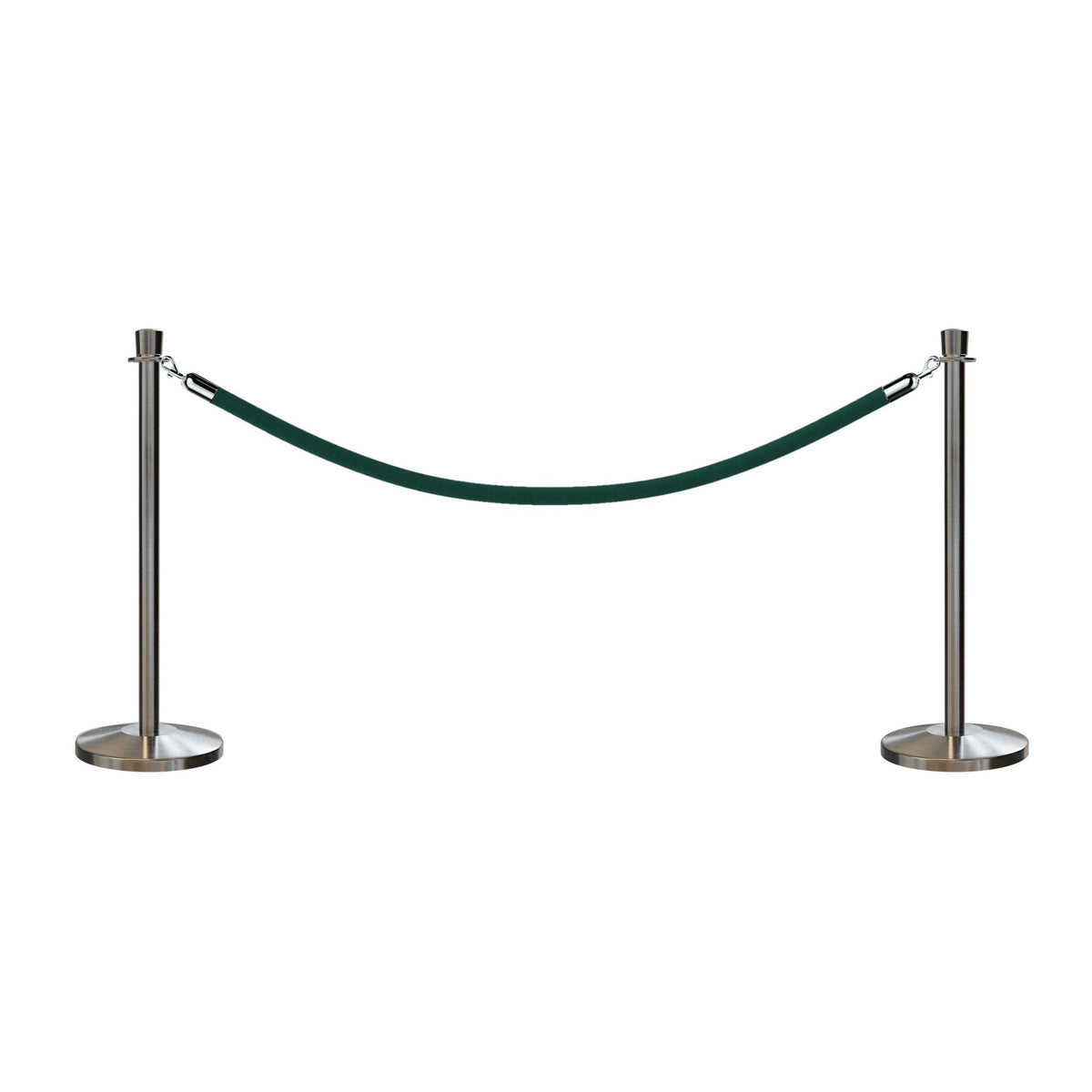 Crown Top Post and Rope Stanchion Kit - Montour Line - Crowd Control Warehouse