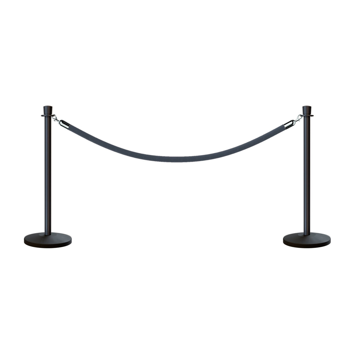 Crown Top Post and Rope Stanchion Kit - Montour Line - Crowd Control Warehouse