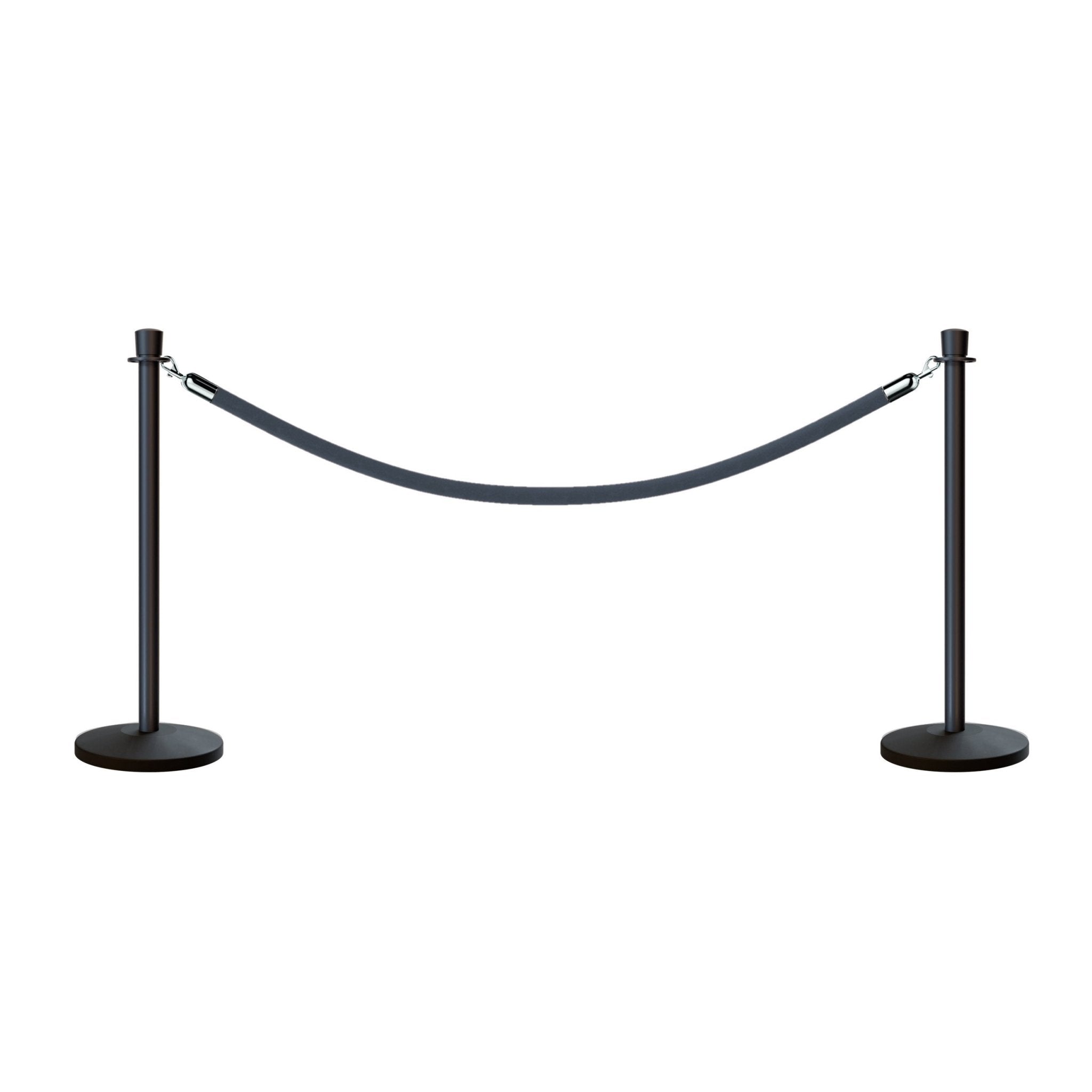 Crown Top Post and Rope Stanchion Kit - Montour Line - Crowd Control Warehouse