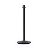 Crown Top Post and Rope Stanchion with Cast Iron Base - Montour Line CILine - Crowd Control Warehouse