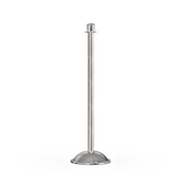 Crown Top Post and Rope Stanchion with Dome Base - Montour Line CDLine - Crowd Control Warehouse